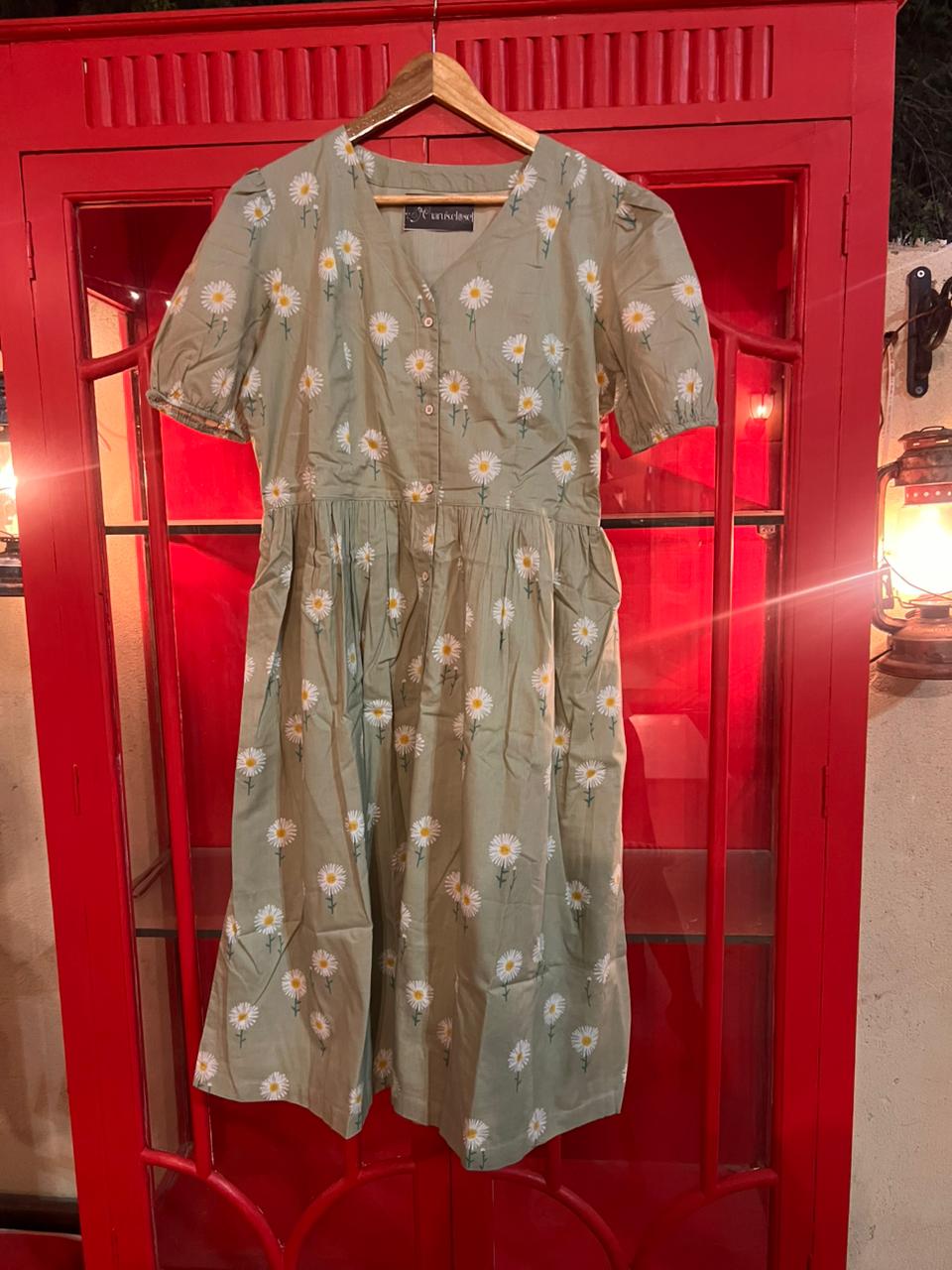 Beautiful Cotton Printed Summer Dress