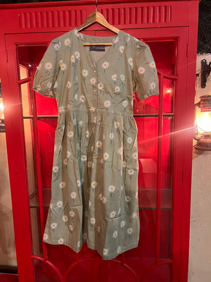 Beautiful Cotton Printed Summer Dress