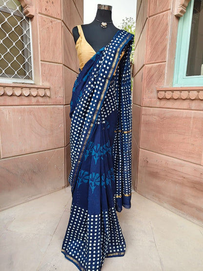 Beautiful Chanderi Silk Saree