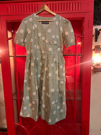 Beautiful Cotton Printed Summer Dress