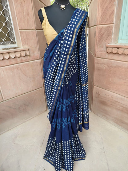 Beautiful Chanderi Silk Saree