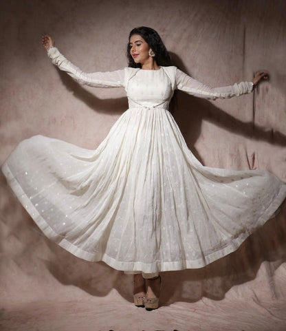 Beautiful Malmal Anarkali Suit (Small)
