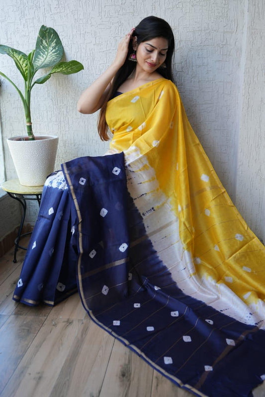 Beautiful Cotton Shaded Saree