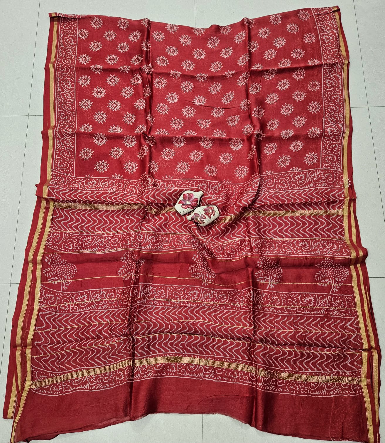 Beautiful Chanderi Silk Saree