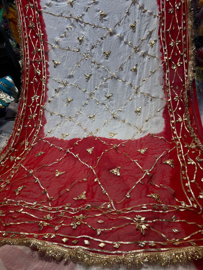 Faagun Gota Zaal Handwork Saree