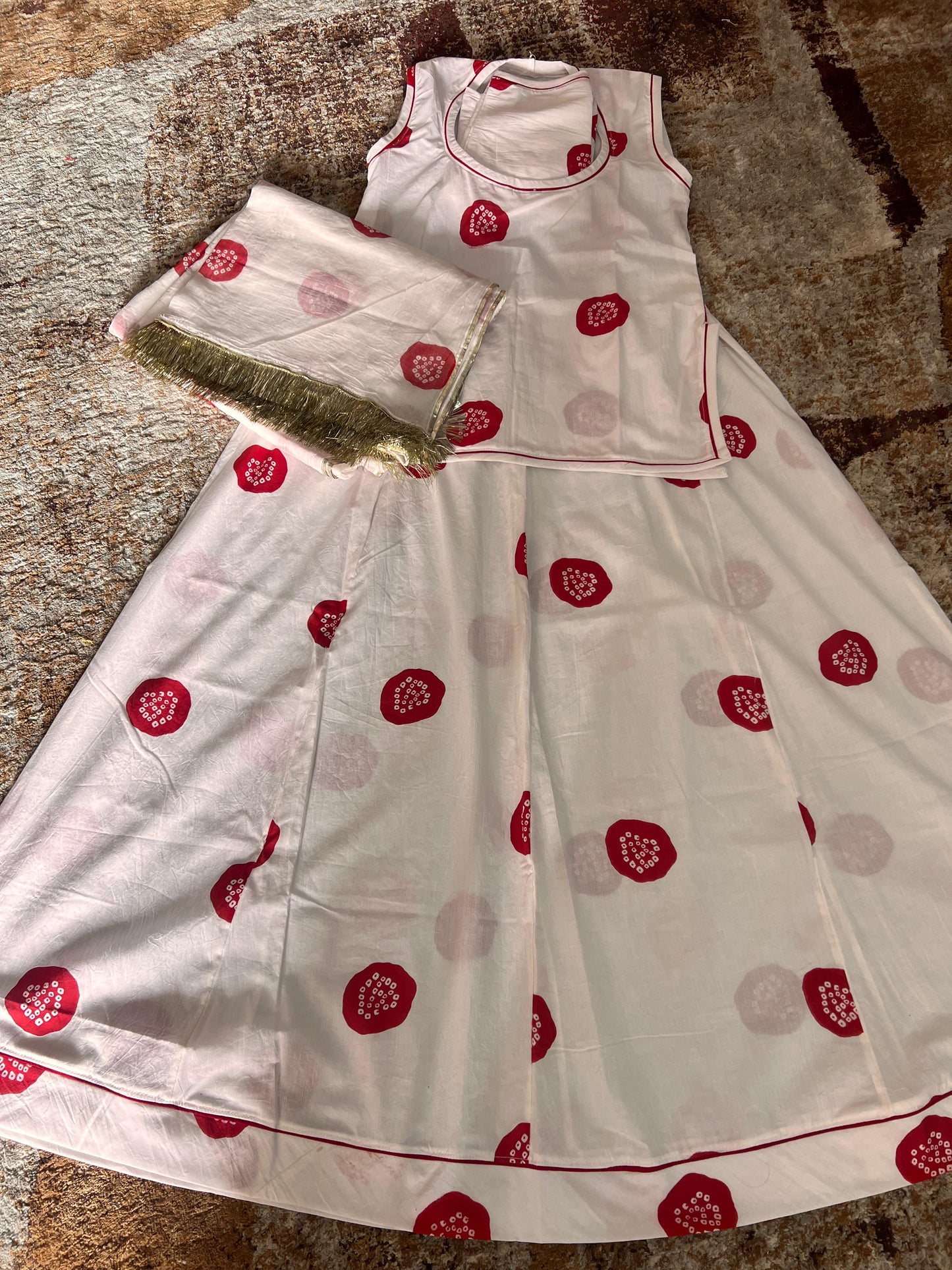 Faganiya Cotton Poshak