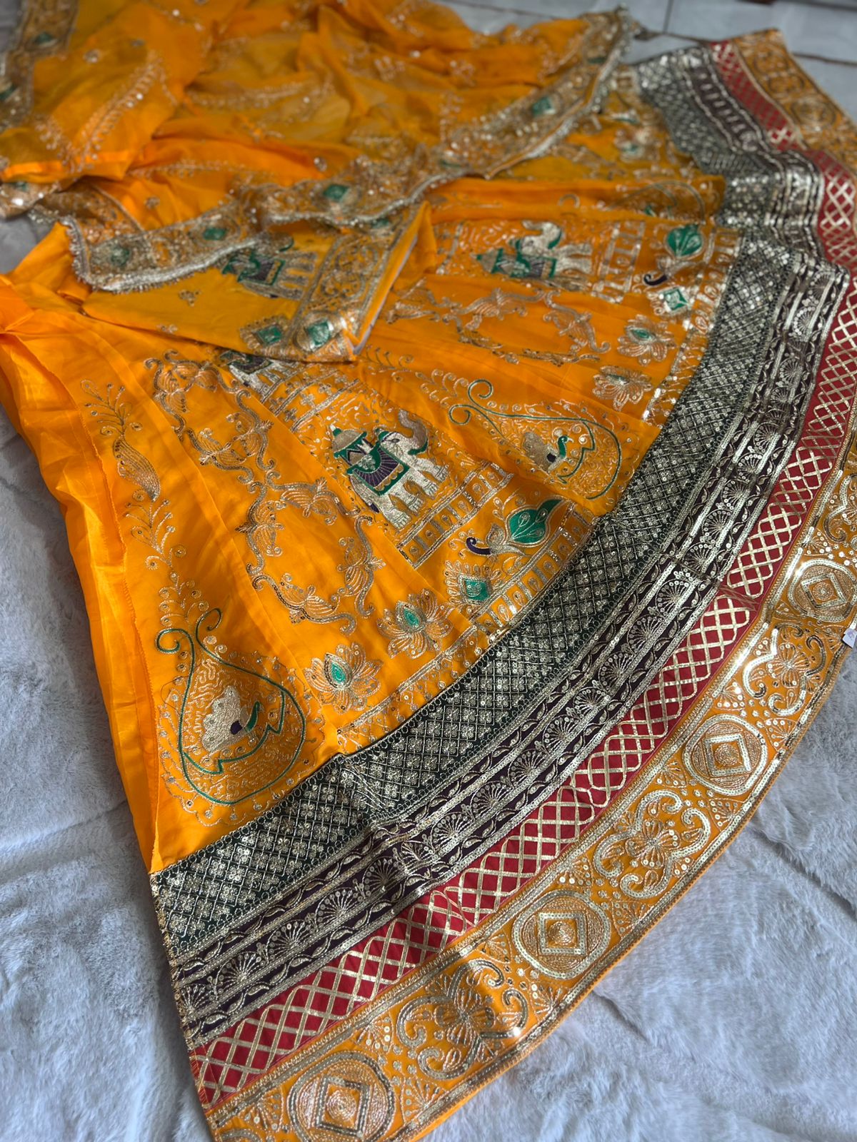 Yellow Color Traditional Poshak