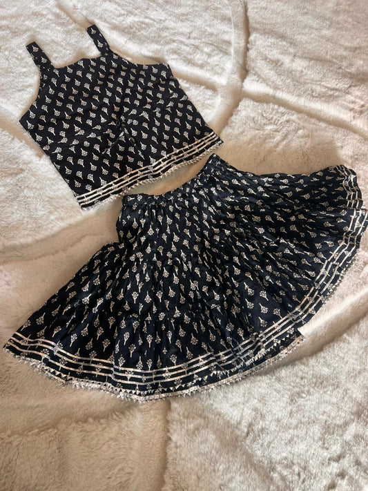 Beautiful Black Co-Ord Set (9-12 Months)