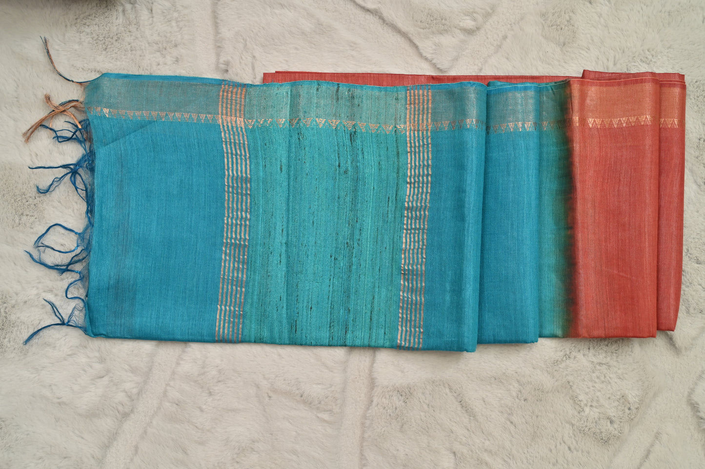 Beautiful Tussur Silk Saree