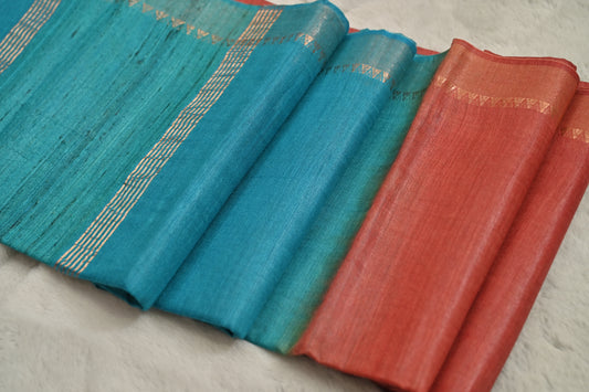 Beautiful Tussur Silk Saree