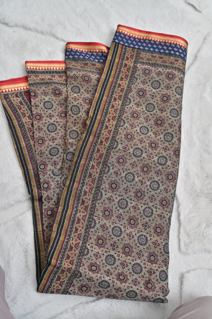 Pure Cotton Printed Saree