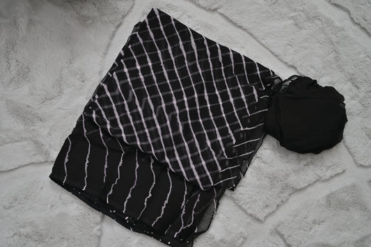 Pure Chiffon Lahariya Saree