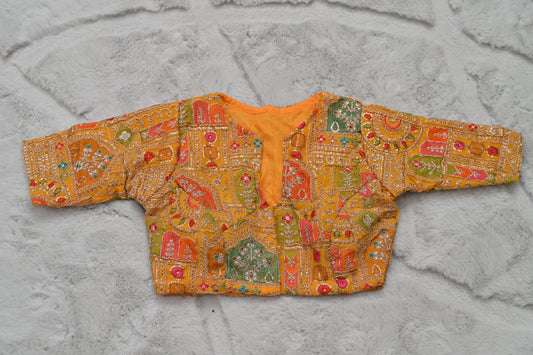 Yellow Designer Blouse
