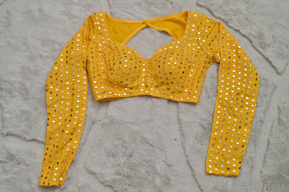 Yellow Designer Blouse