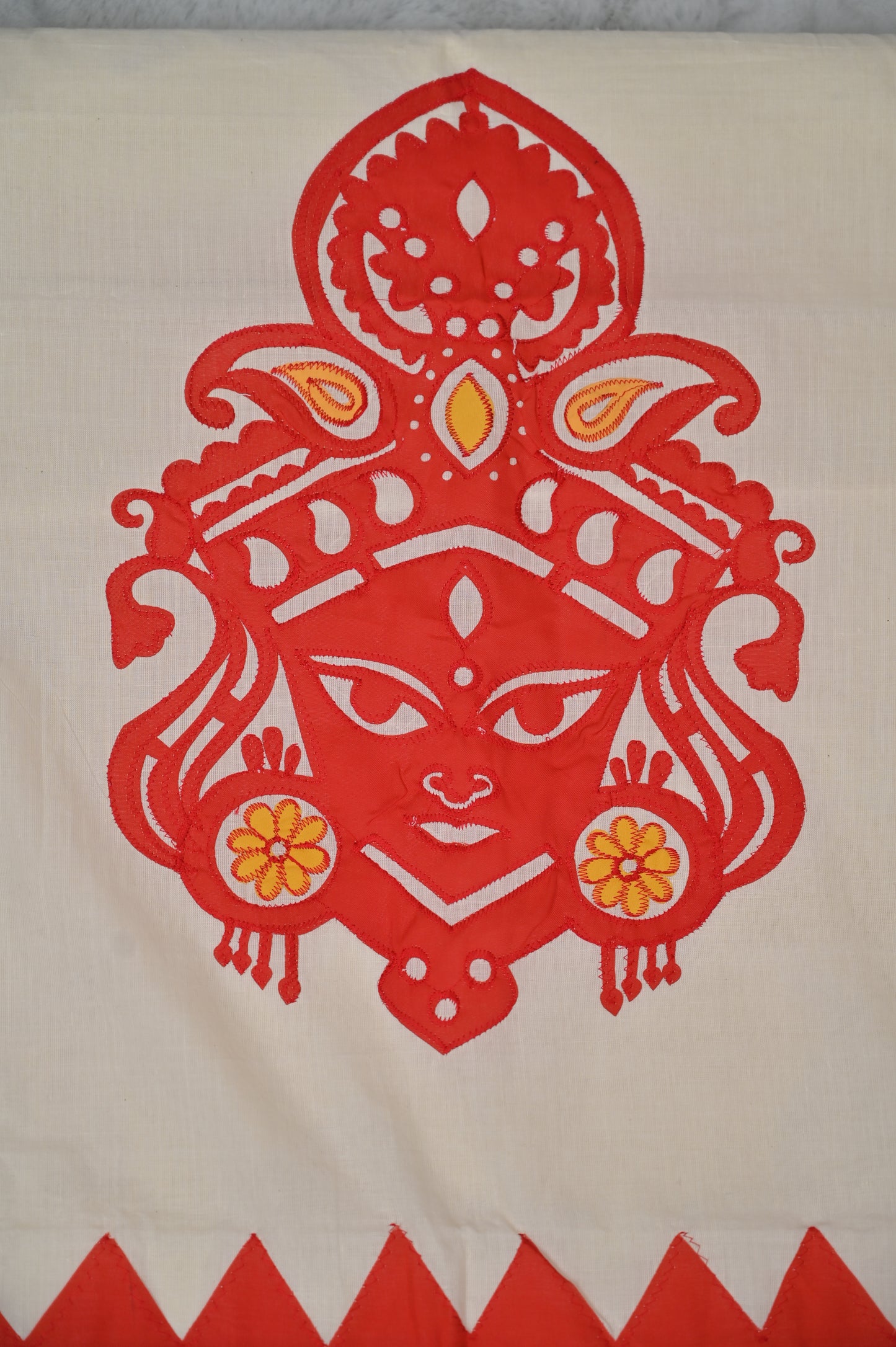 Soft Cotton Handloom Durga Mata Saree