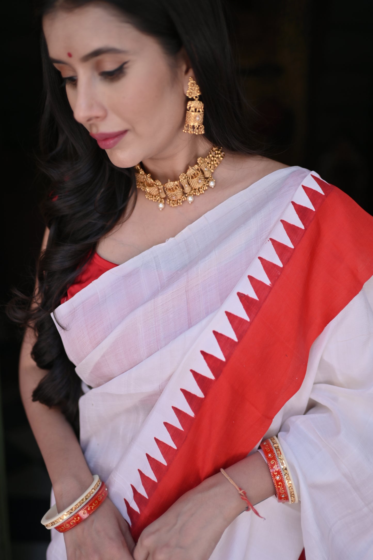 Pure Tussur Silk Saree