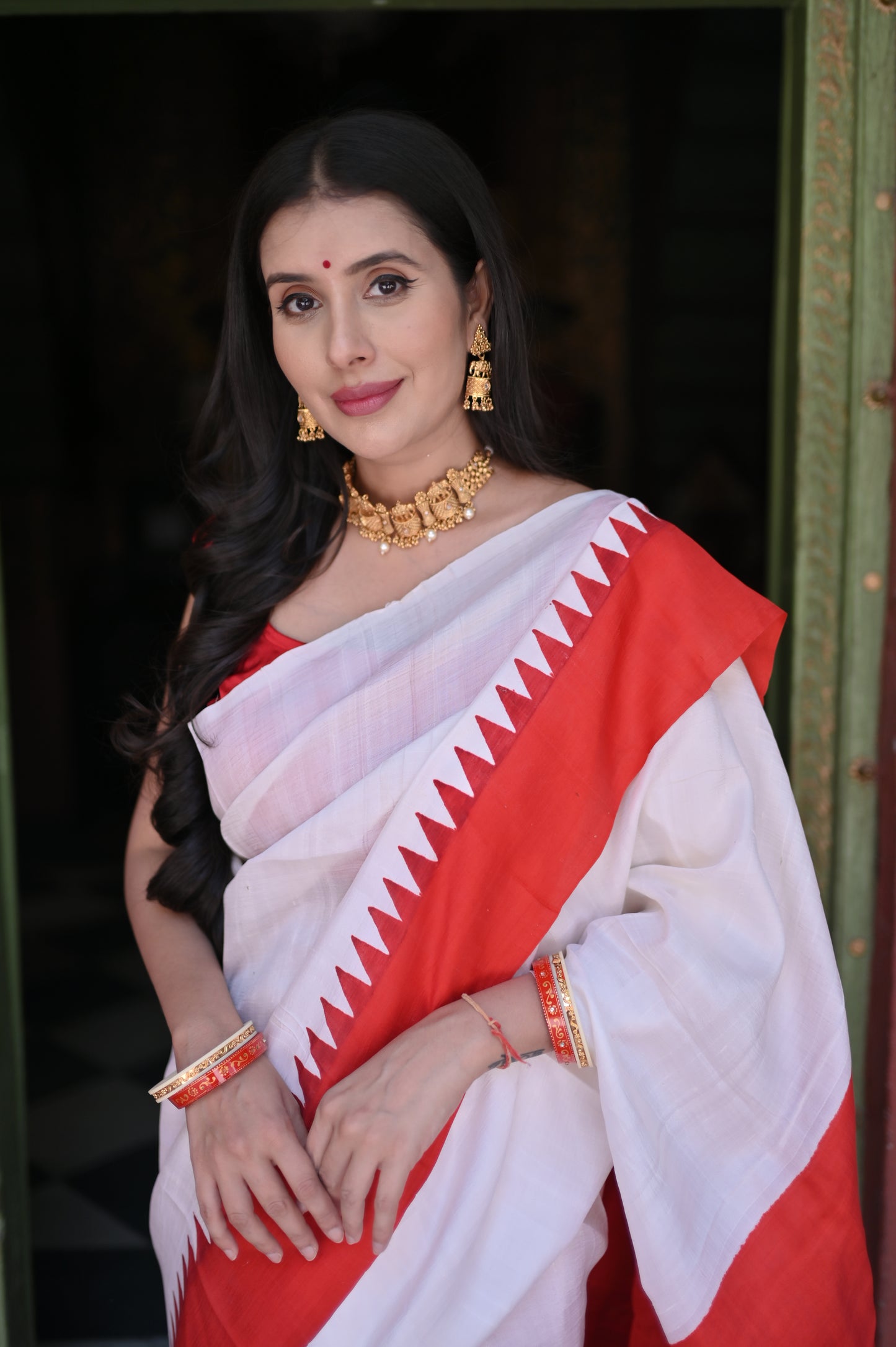 Pure Tussur Silk Saree