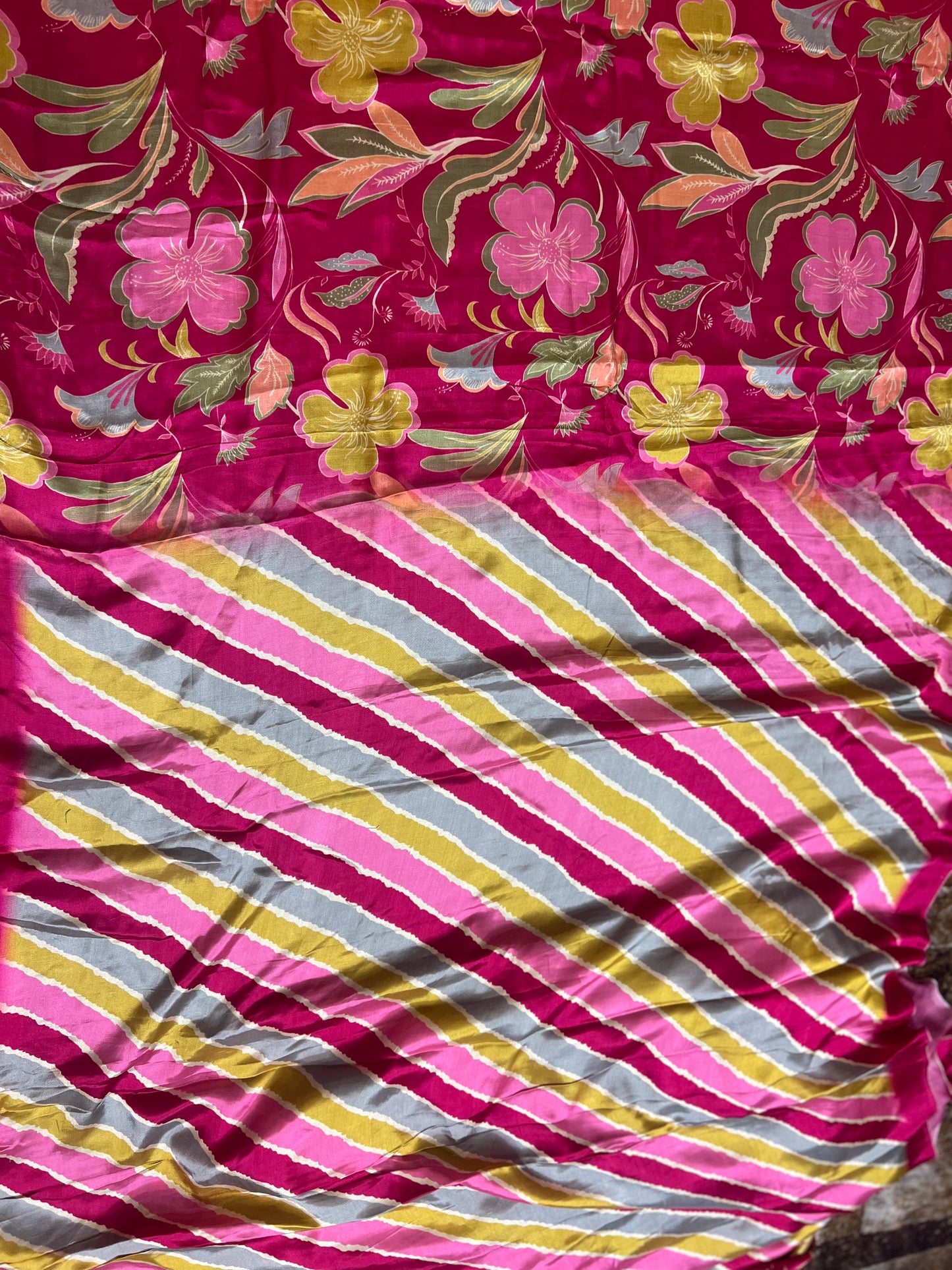Pink Gazi Silk Designer Saree