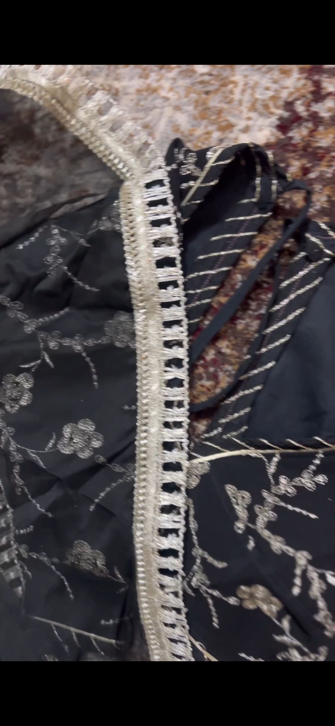 Chiffon Saree with Lovely Border Paired with a Beautiful Angi Blouse