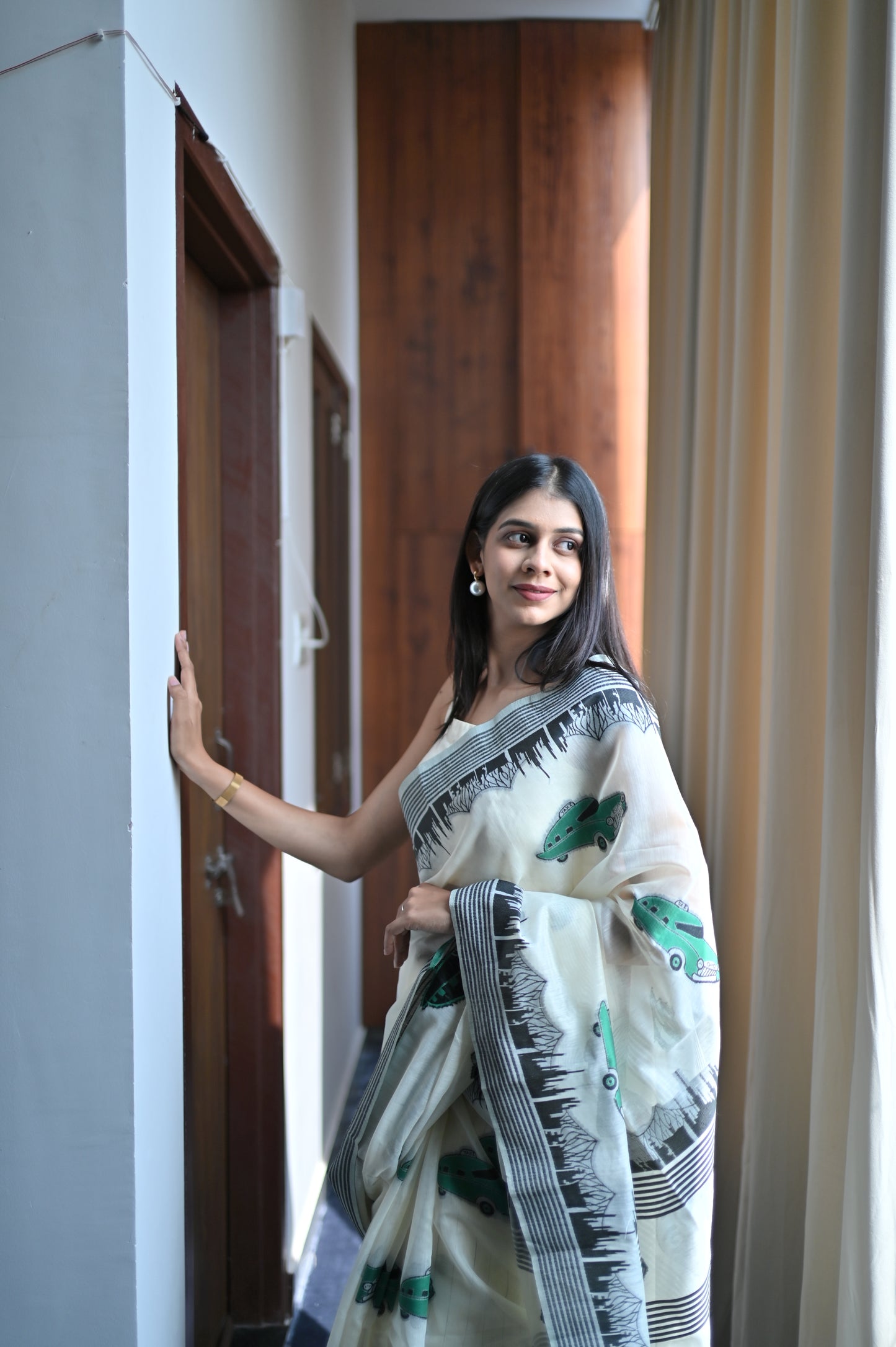 Soft Cotton Bengal Handloom Saree