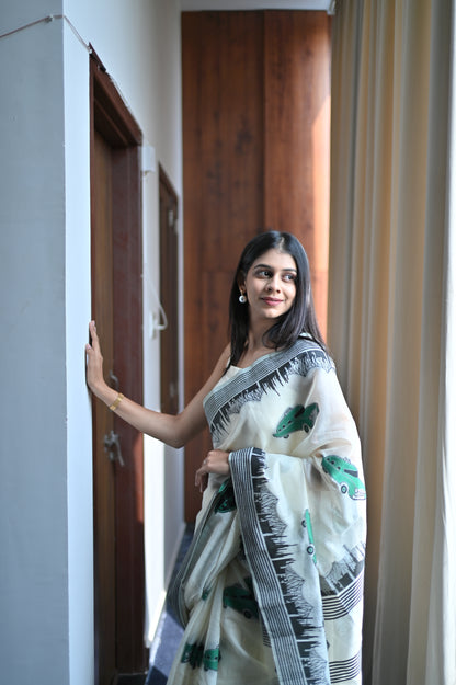 Soft Cotton Bengal Handloom Saree