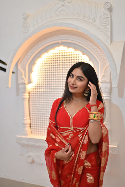 Red Angi Blouse