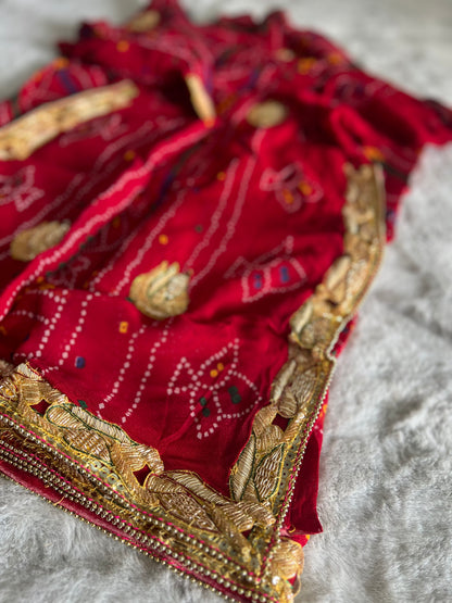 Red Chunnari Odhani
