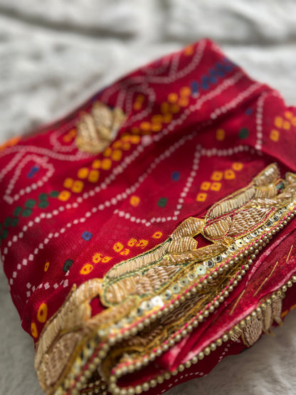 Red Chunnari Odhani