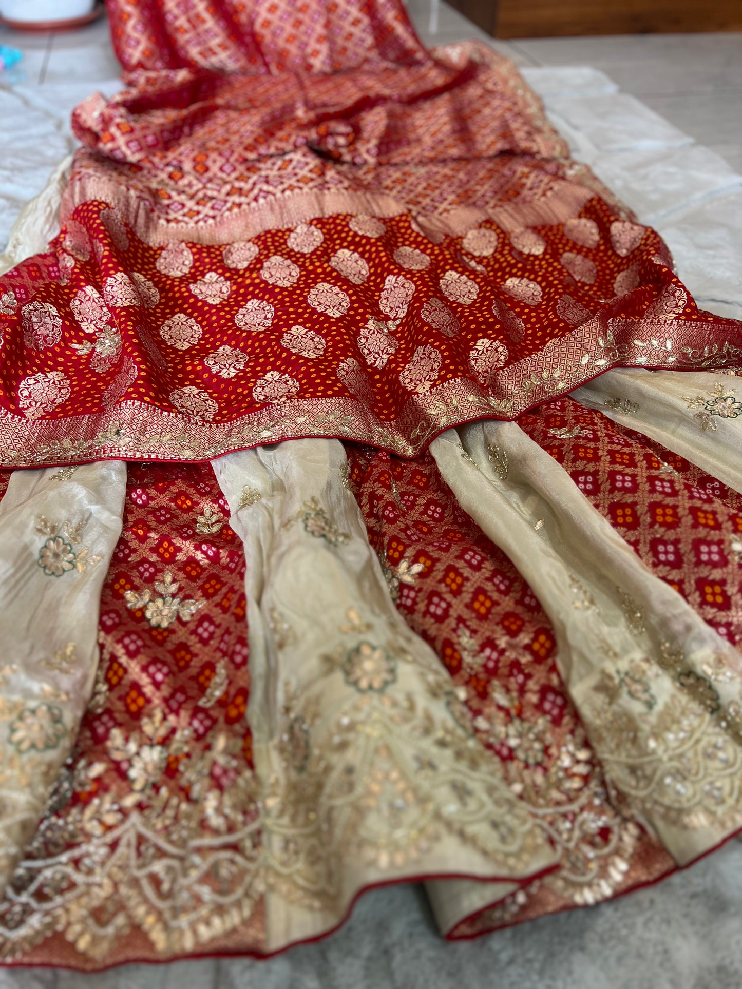 Rani Sa Rajwari Lehanga (Unstitched)