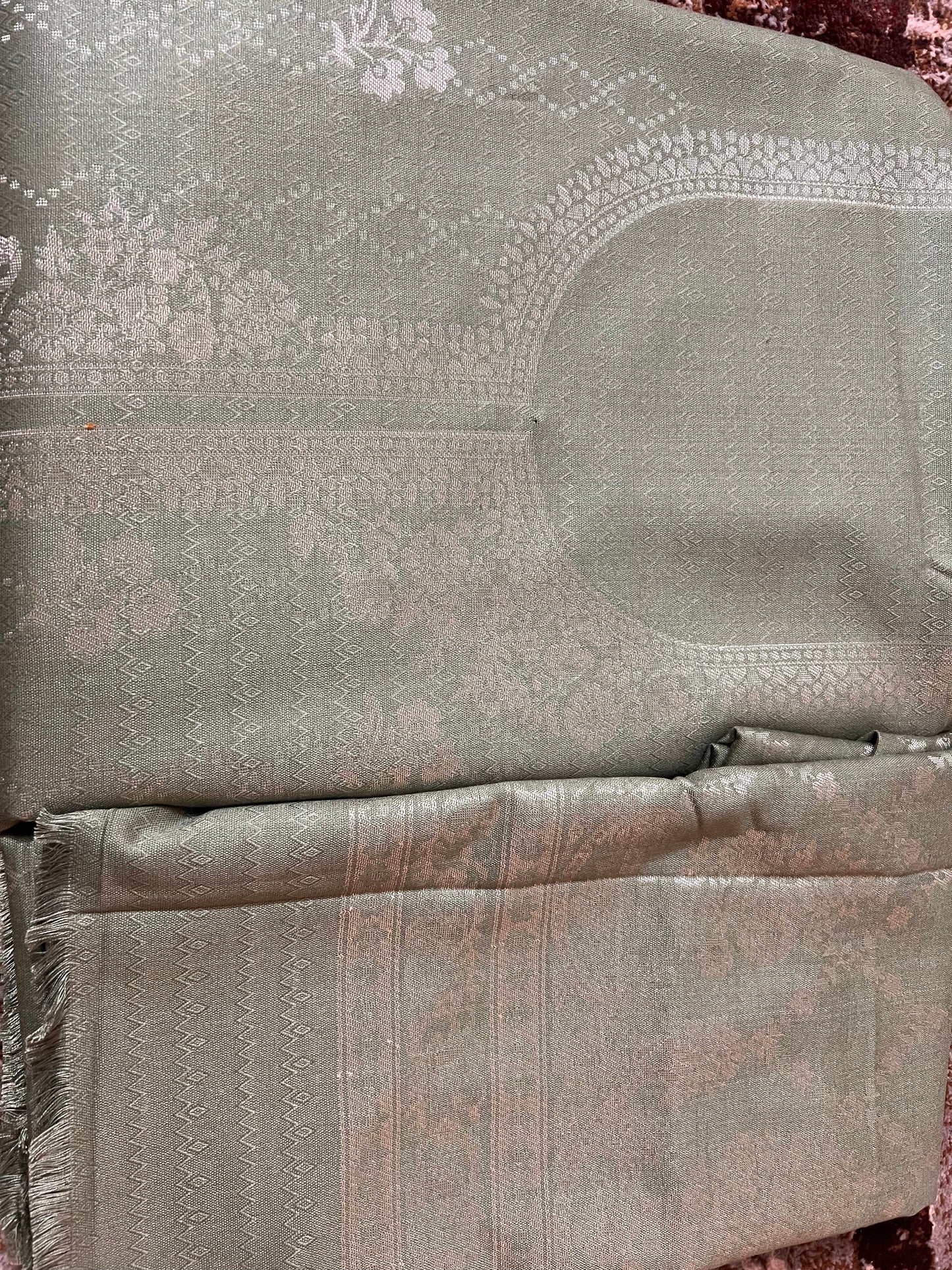 Pastel Green Pashmina Suit