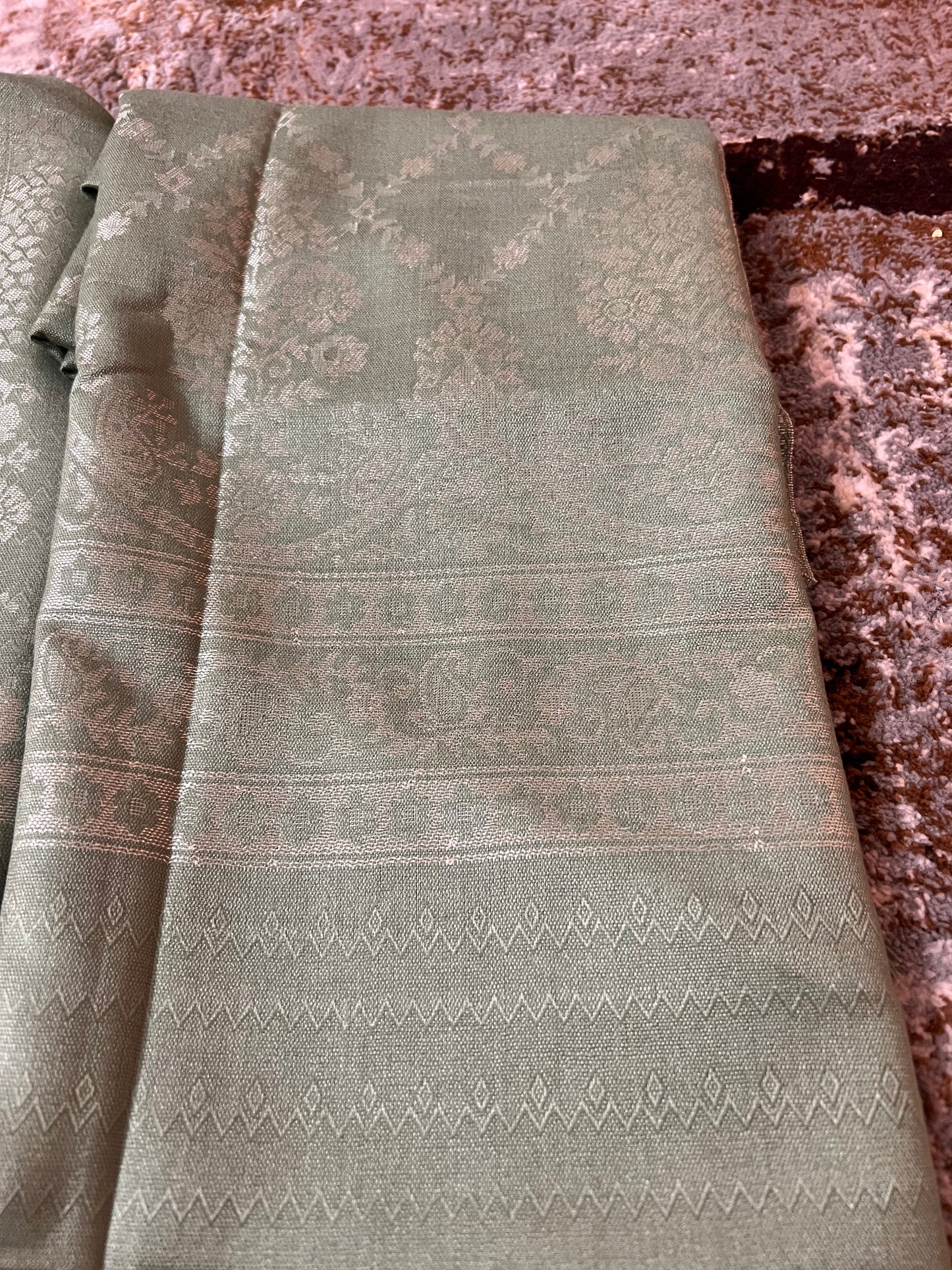 Pastel Green Pashmina Suit