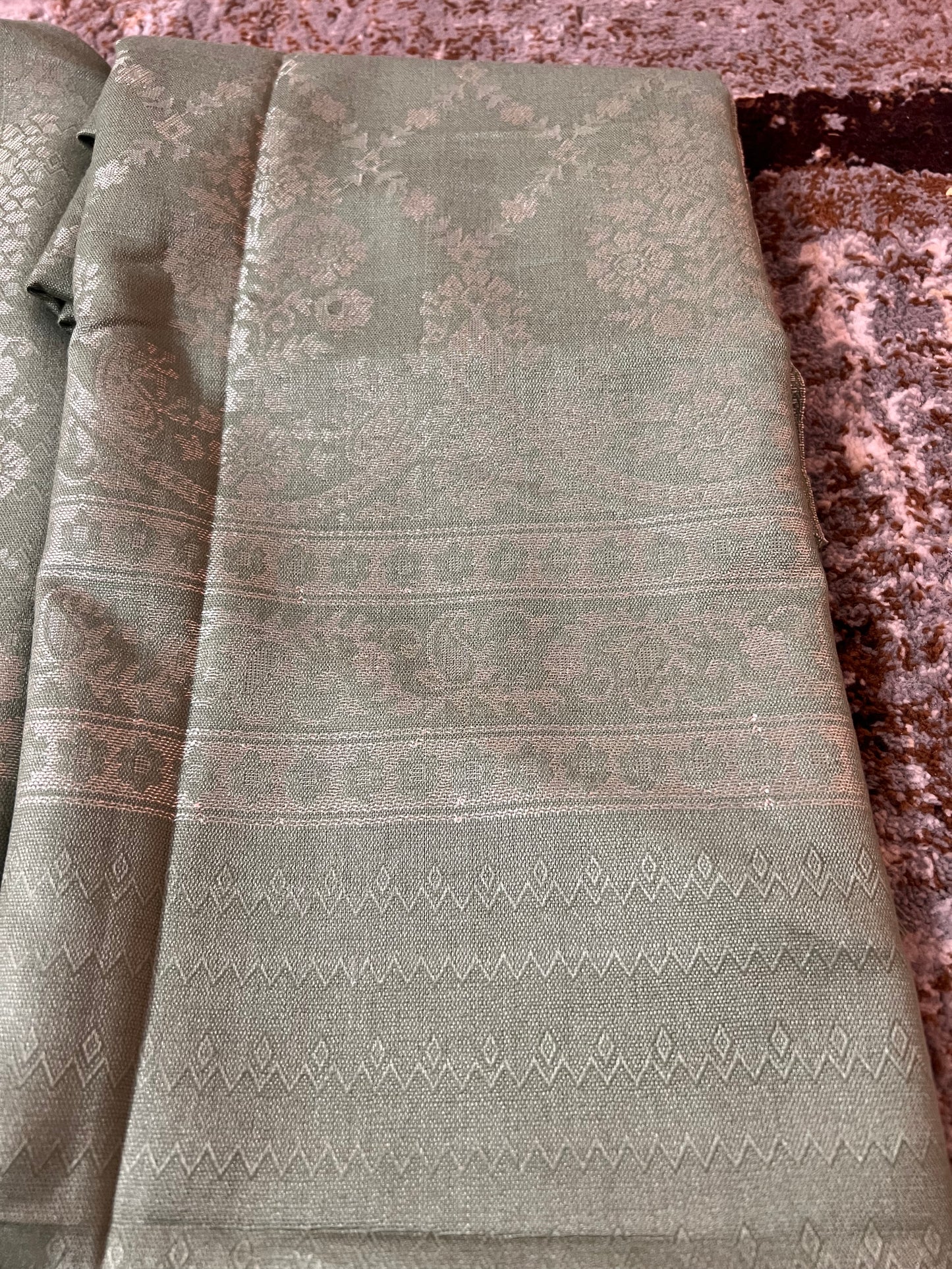 Pastel Green Pashmina Suit