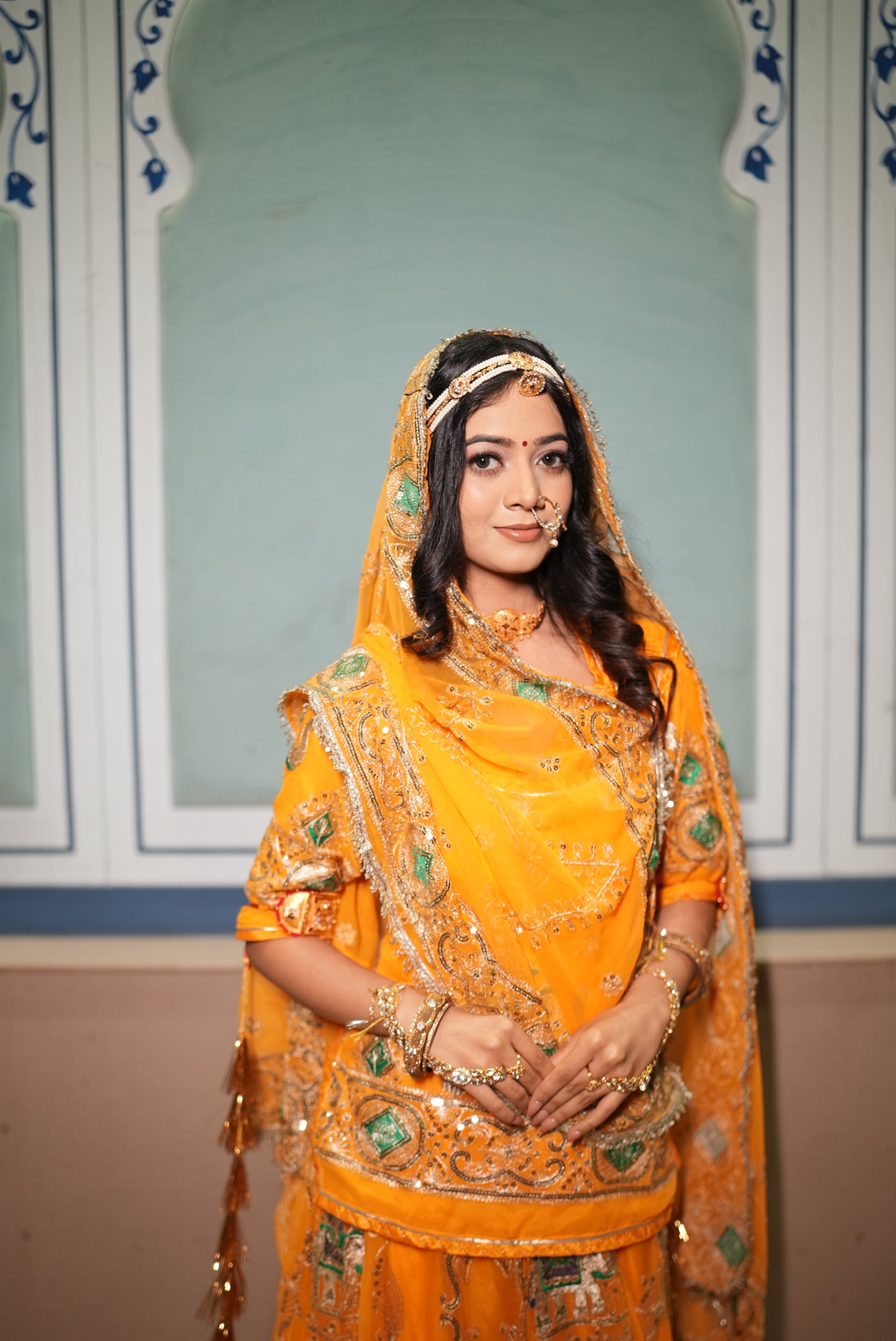 Yellow Color Traditional Poshak