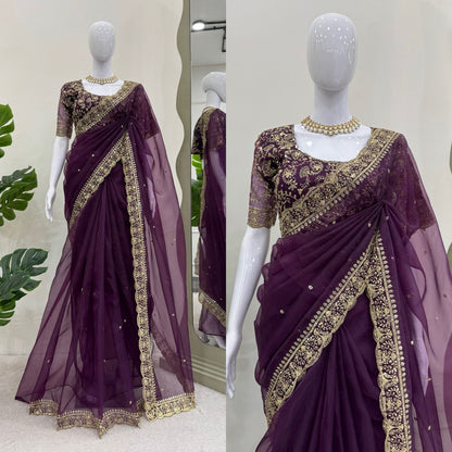 DESIGNER BEAUTIFUL PARTY WERE SAREE